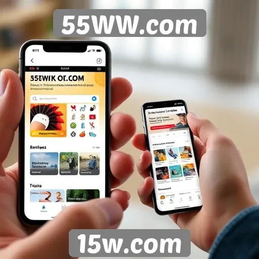 Desempenho do 55WW.com em dispositivos móveis