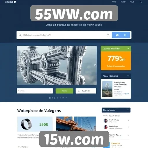 Análise da interface do usuário no 55WW.com